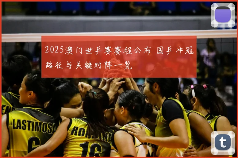2025澳门世乒赛赛程公布 国乒冲冠路径与关键对阵一览