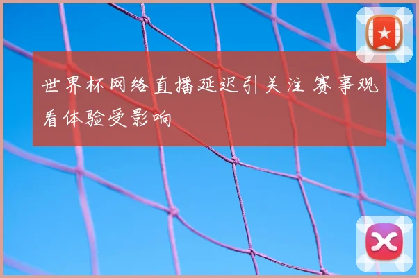 世界杯网络直播延迟引关注 赛事观看体验受影响